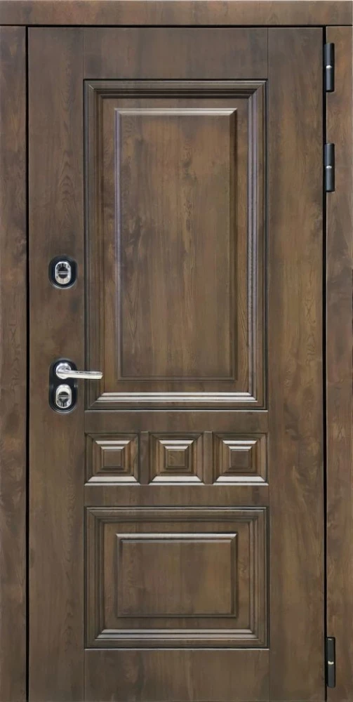 Входная дверь ДвериПРО Аура СБ-1 (ст. белое, 16мм, капучино) DPRO221082 внешняя сторона