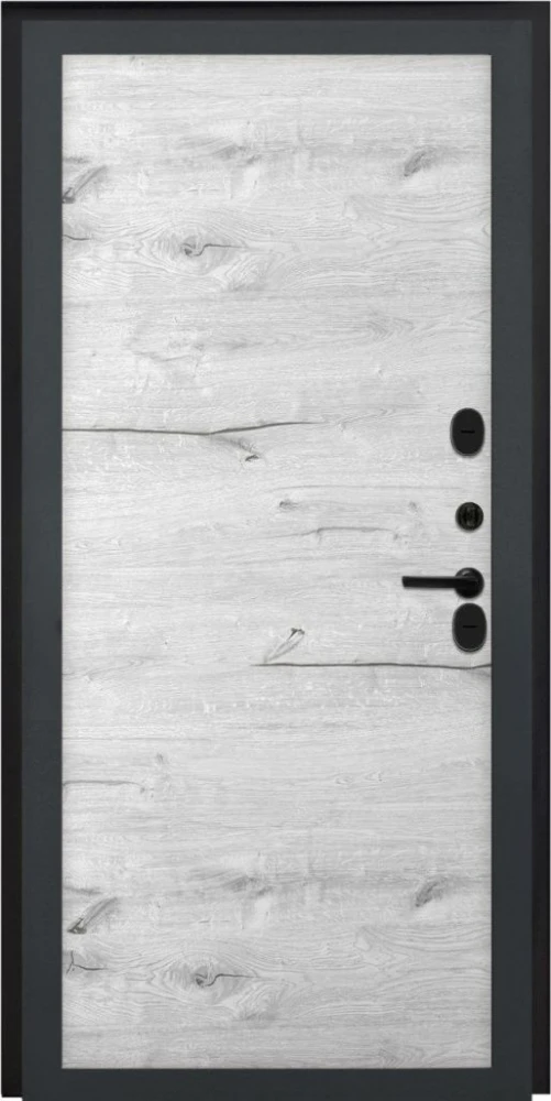 Входная дверь ДвериПРО Модель L-48 Без фрезеровки Дуб арктик горизонт DPRO221132 внутренняя сторона